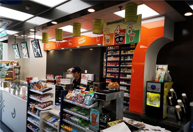 便利店收銀臺_收銀區(qū)設(shè)計圖